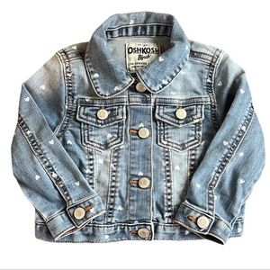 🎄🎄 Oshkosh B’Gosh Denim Jacket with Hearts 18M